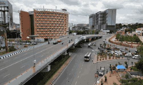 HITEC City Flyover, Hyderabad