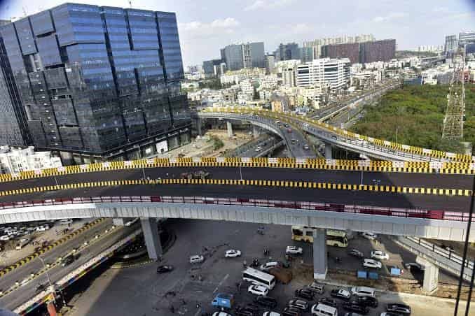 Hafeezpet Flyover, Hyderabad