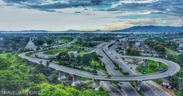 Jalukbari Flyover, Guwahati
